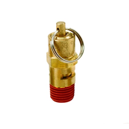 Viair Hi-Temp Rated Safety Valve, 1/4"M, NPT, 175 92175